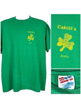 Cahill's Judo Vtg Mens T-Shirt size XL Danzan Ryu Hanes Single Stitch San Bruno